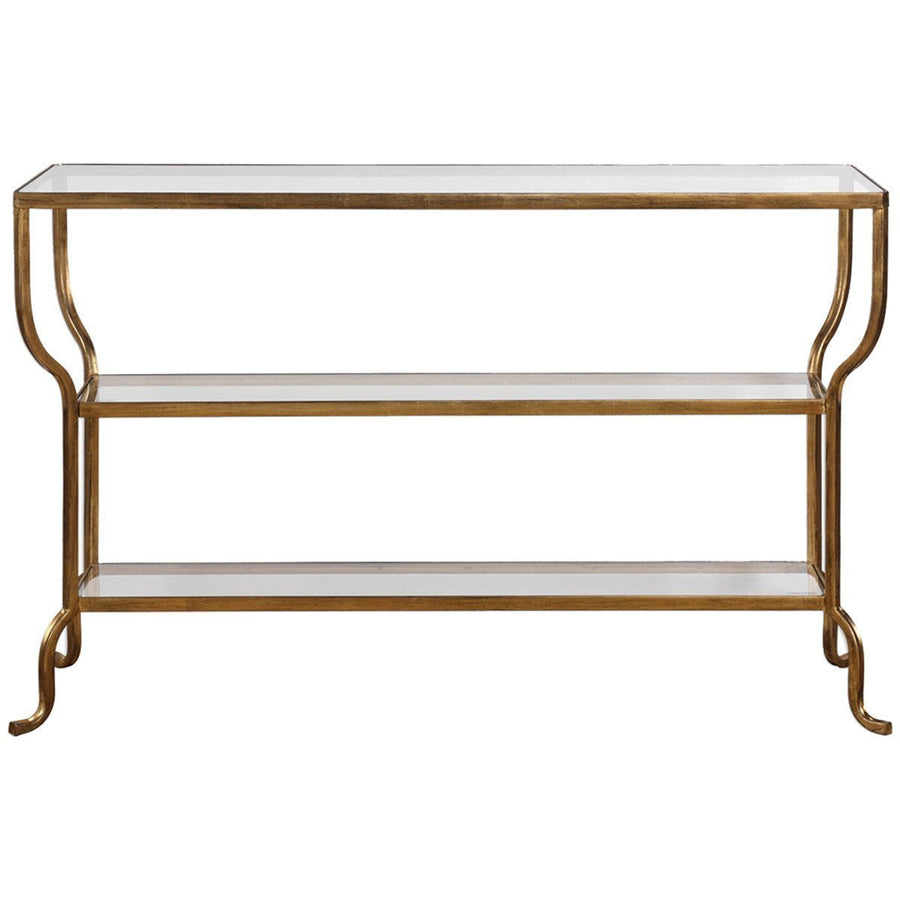 Uttermost Deline Gold Console Table