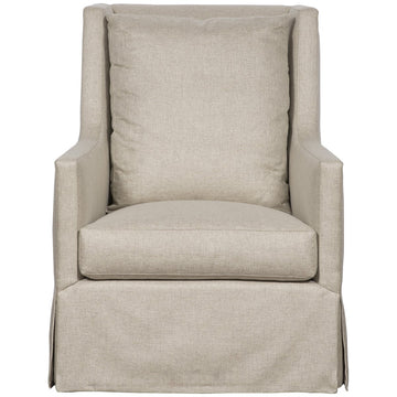 Vanguard Furniture Norton Waterfall Skirt Swivel Chair