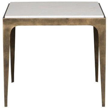 Vanguard Furniture French Brass Metal Base Hancock Side Table