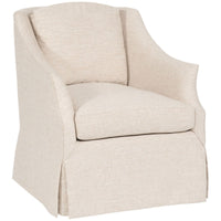 Vanguard Furniture Neeley Oatmeal Abigail Waterfall Skirt Chair
