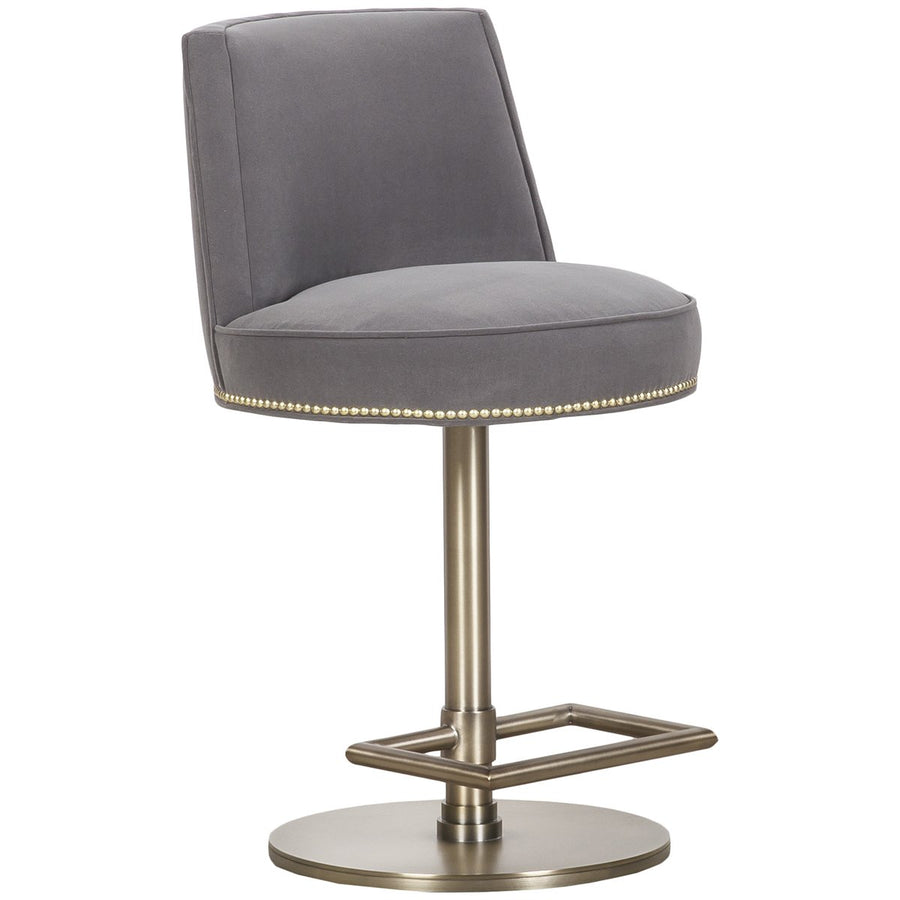 Vanguard Furniture Donegal Counter Stool with Satin Brass Base