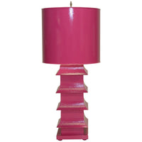 Worlds Away Large Tole Pagoda Lamp LMPHL-G