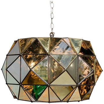 Worlds Away Antiquer Faceted Pendant ROZZ AM