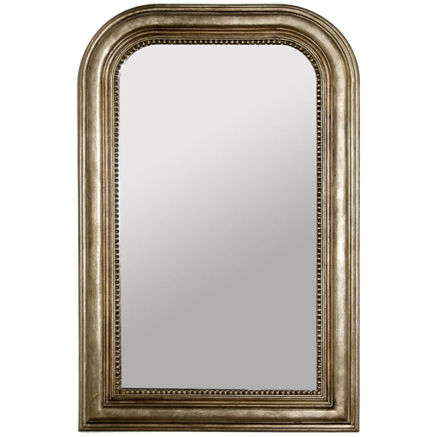 Worlds Away Handcarved Curved Top Rectangular Mirror WAVERLY G