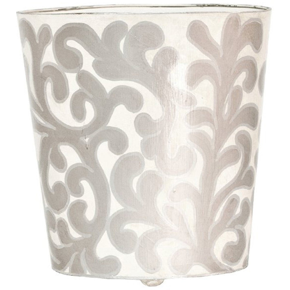 Worlds Away 11"W X 12"H Oval Wastebasket