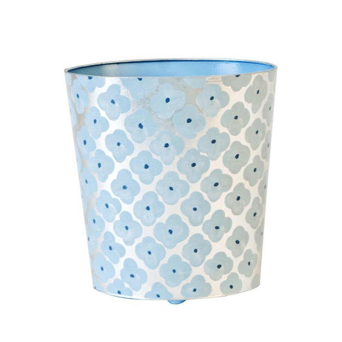 Worlds Away 12" High Oval Wastebasket