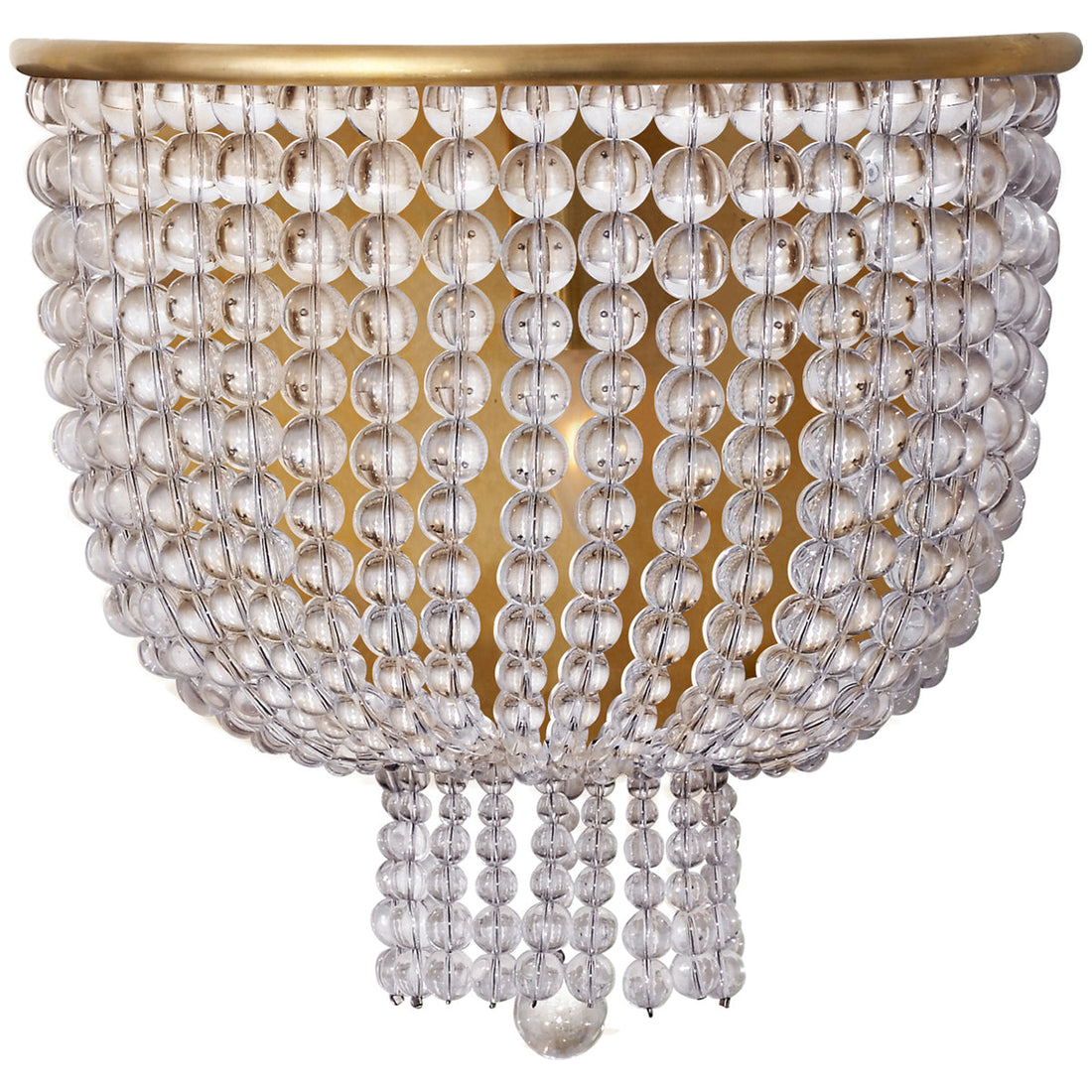 Visual Comfort Jacqueline Medium Sconce with Clear Glass