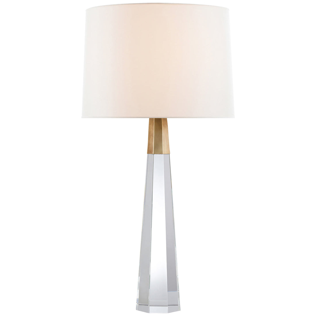Visual Comfort Olsen Table Lamp in Crystal