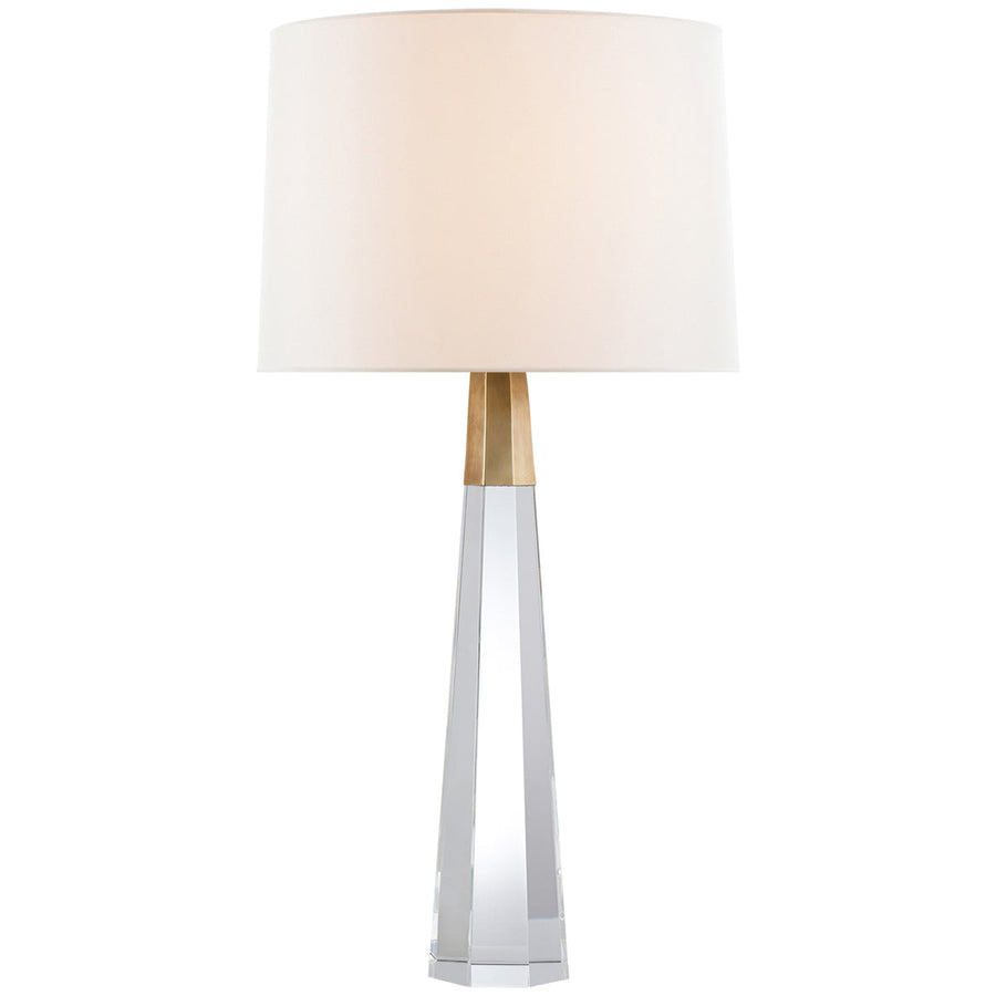 Visual Comfort Olsen Table Lamp in Crystal