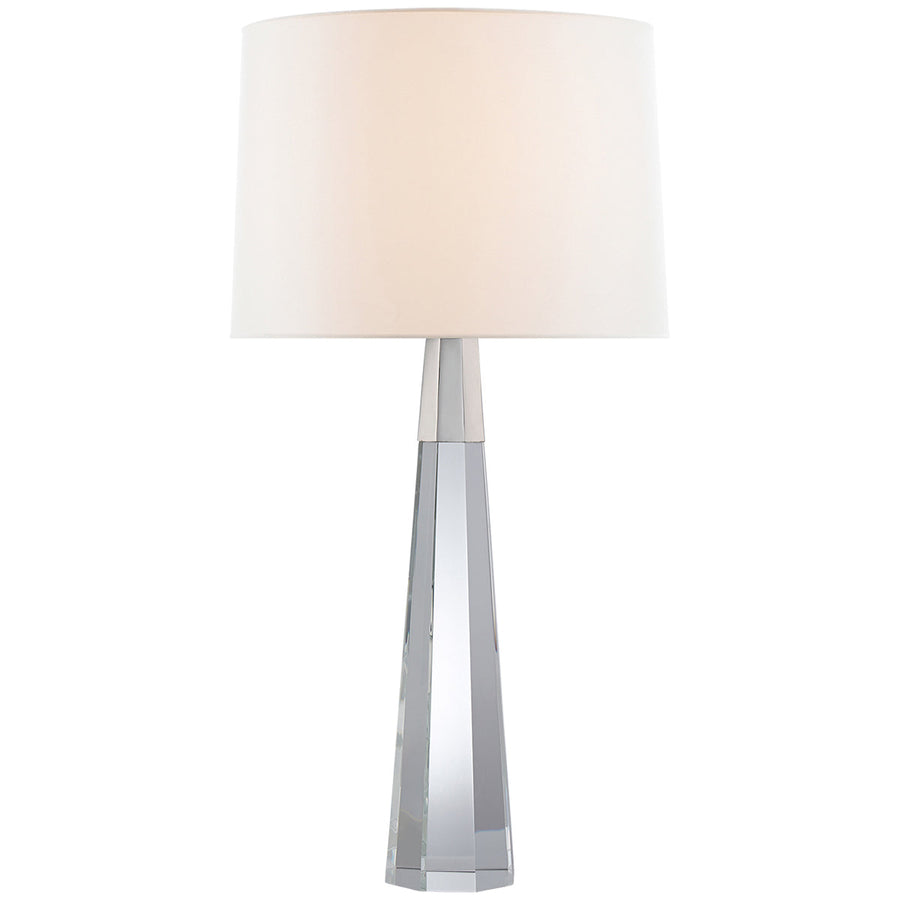 Visual Comfort Olsen Table Lamp in Crystal
