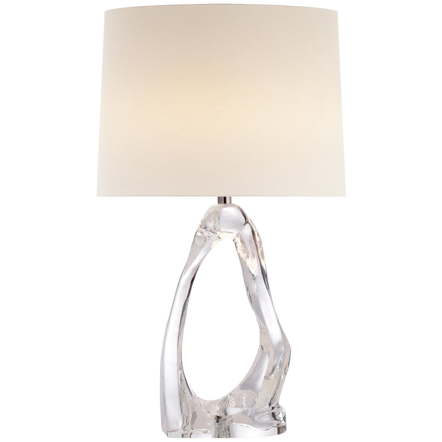 Visual Comfort Cannes Table Lamp in Clear Glass