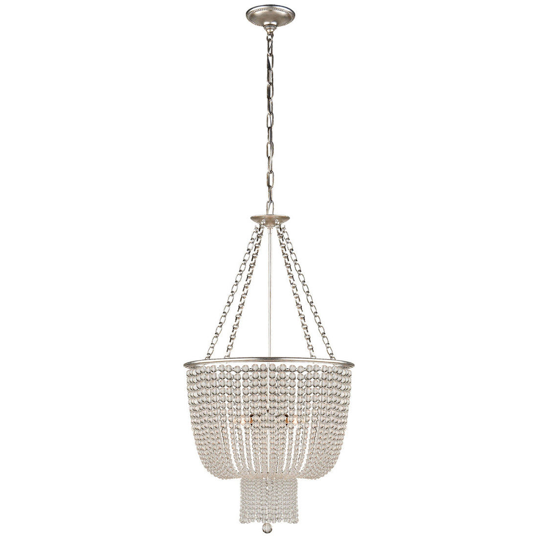 Visual Comfort Jacqueline Chandelier with Clear Glass