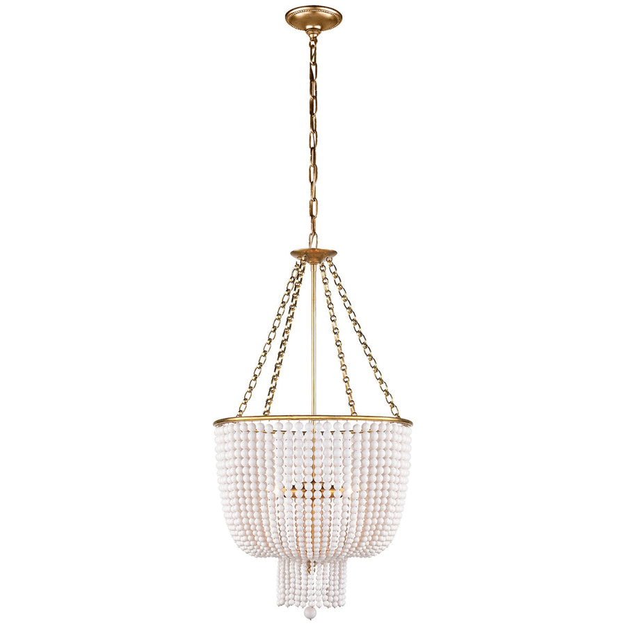 Visual Comfort Jacqueline Chandelier with White Acrylic
