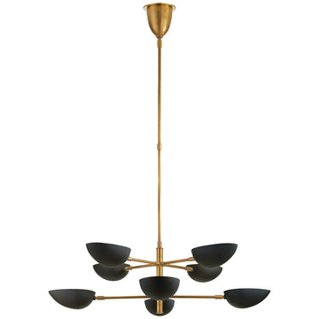 Visual Comfort Graphic Large Two-Tier Chandelier