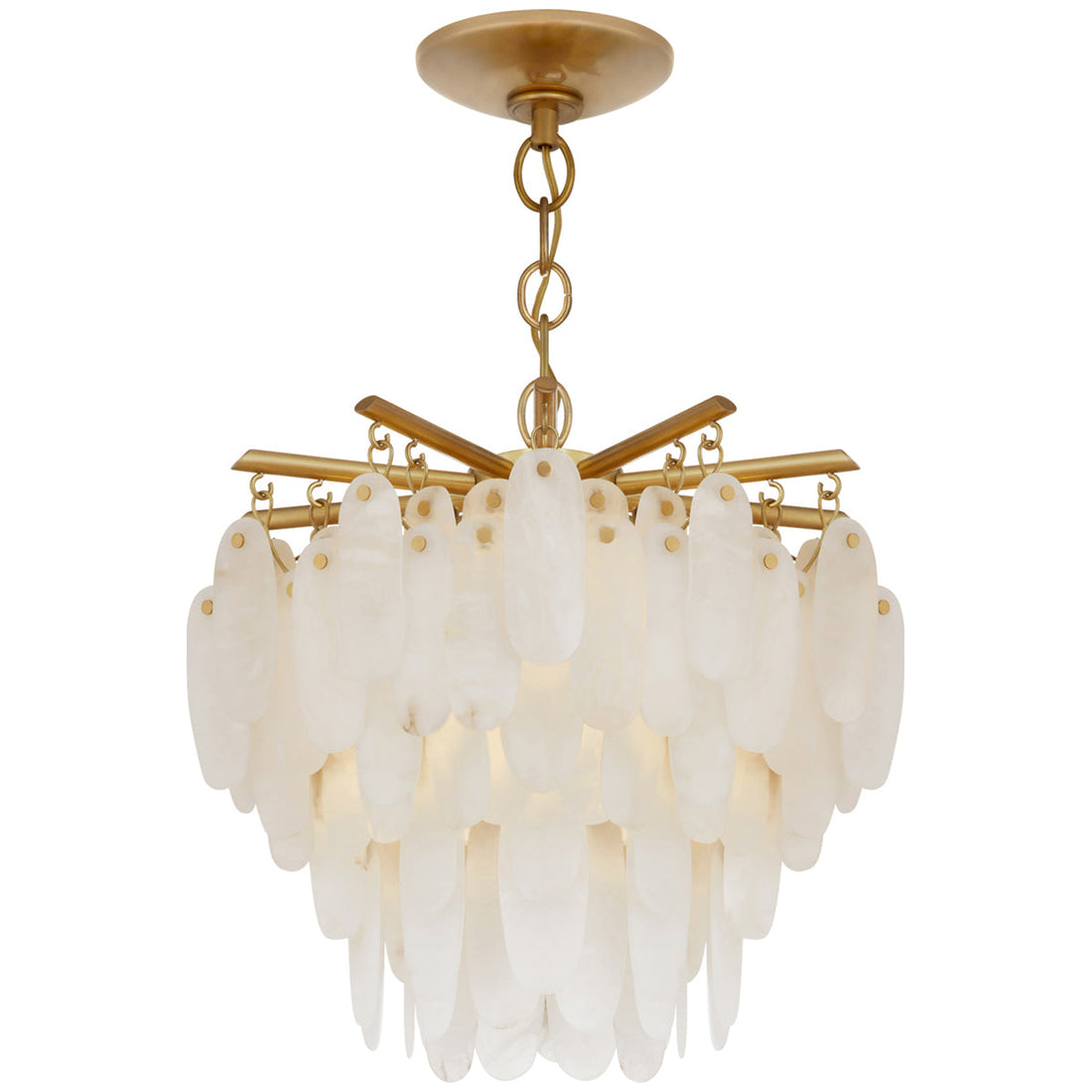 Visual Comfort Cora Medium Semi-Flush Mount Chandelier