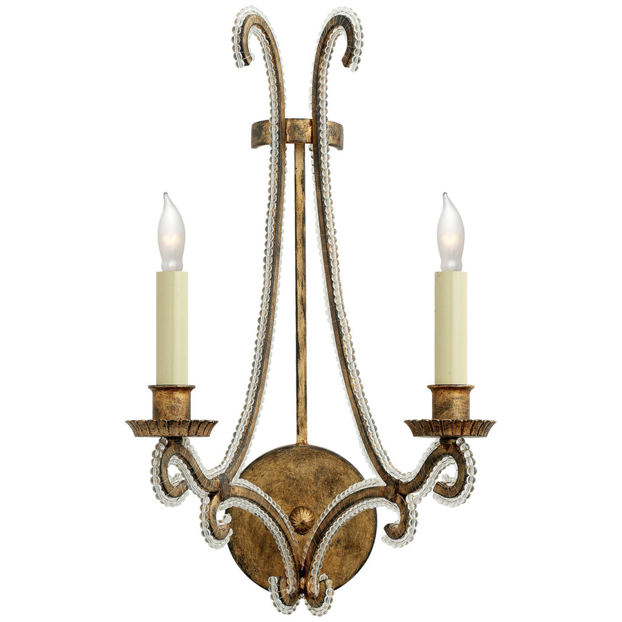 Visual Comfort Oslo Sconce with Clear Glass