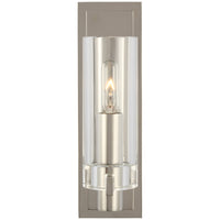 Visual Comfort Sonnet Petite Single Sconce with Clear Glass