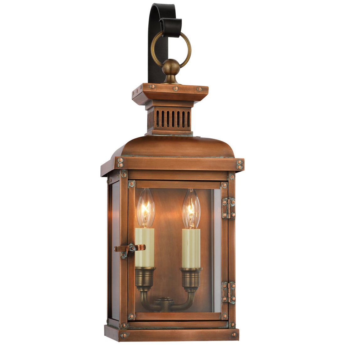 Visual Comfort Suffork Small Scroll Arm Lantern