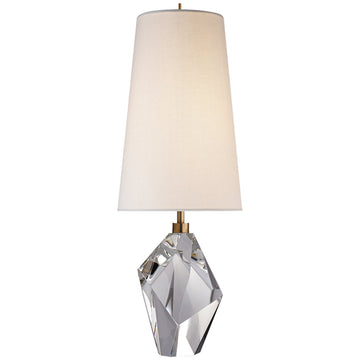 Visual Comfort Halcyon Accent Table Lamp in Crystal