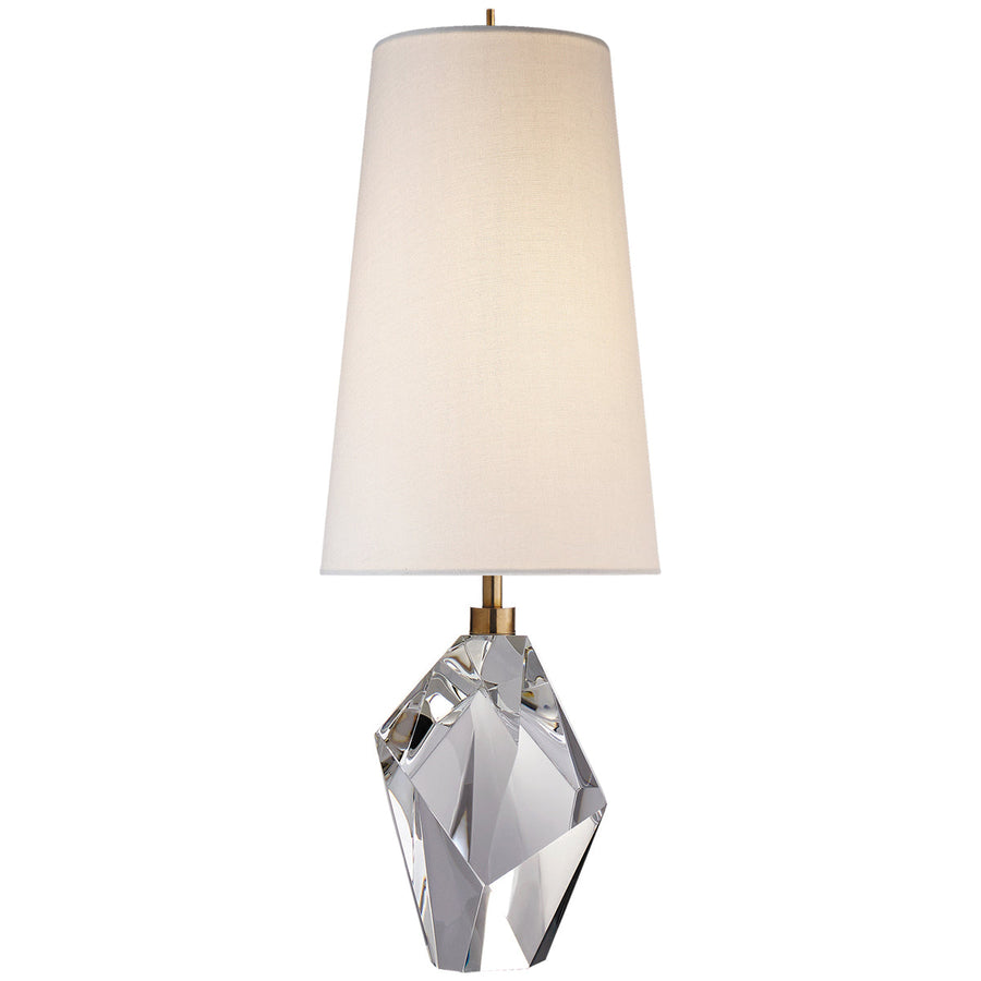 Visual Comfort Halcyon Accent Table Lamp in Crystal