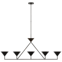 Visual Comfort Orsay XL 5-Light Linear Chandelier
