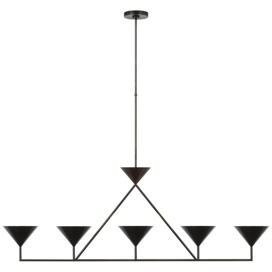 Visual Comfort Orsay XL 5-Light Linear Chandelier