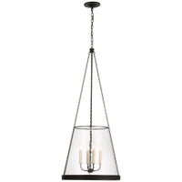 Visual Comfort Reese 20-Inch Pendant with Clear Restoration Glass