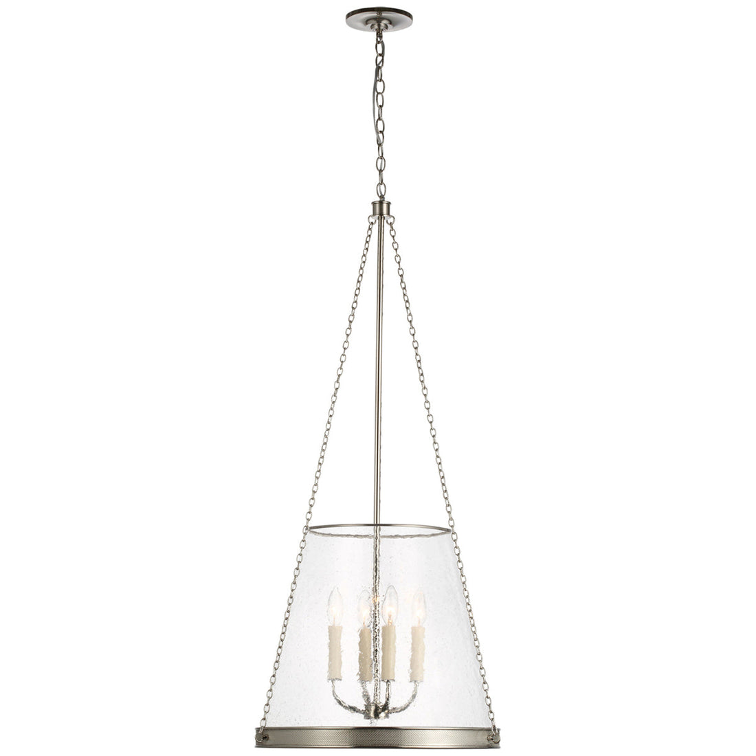 Visual Comfort Reese 20-Inch Pendant with Clear Restoration Glass