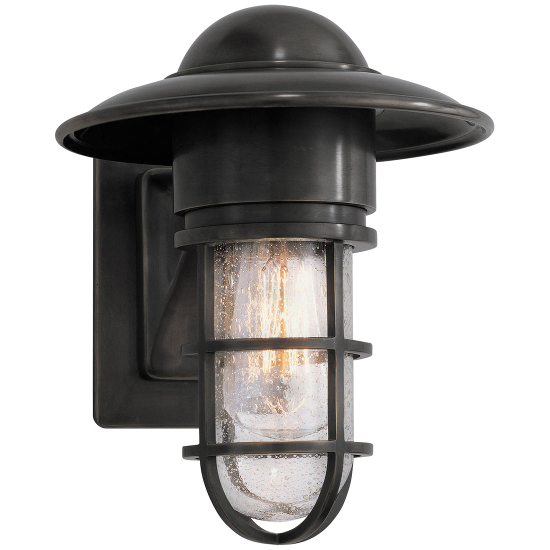 Visual Comfort Marine Wall Light with Seeded Glass