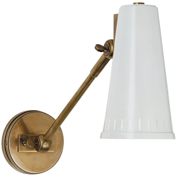 Visual Comfort Antonio Adjustable One-Arm Wall Lamp