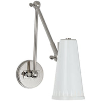 Visual Comfort Antonio Adjustable Two-Arm Wall Lamp