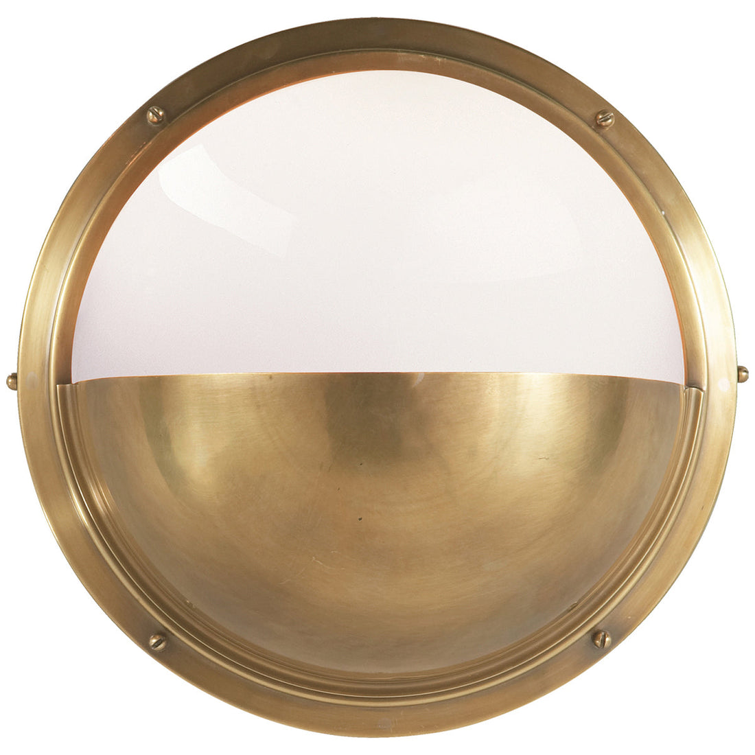 Thomas O'Brien Library 10 Picture Light in Hand-Rubbed Antique Brass