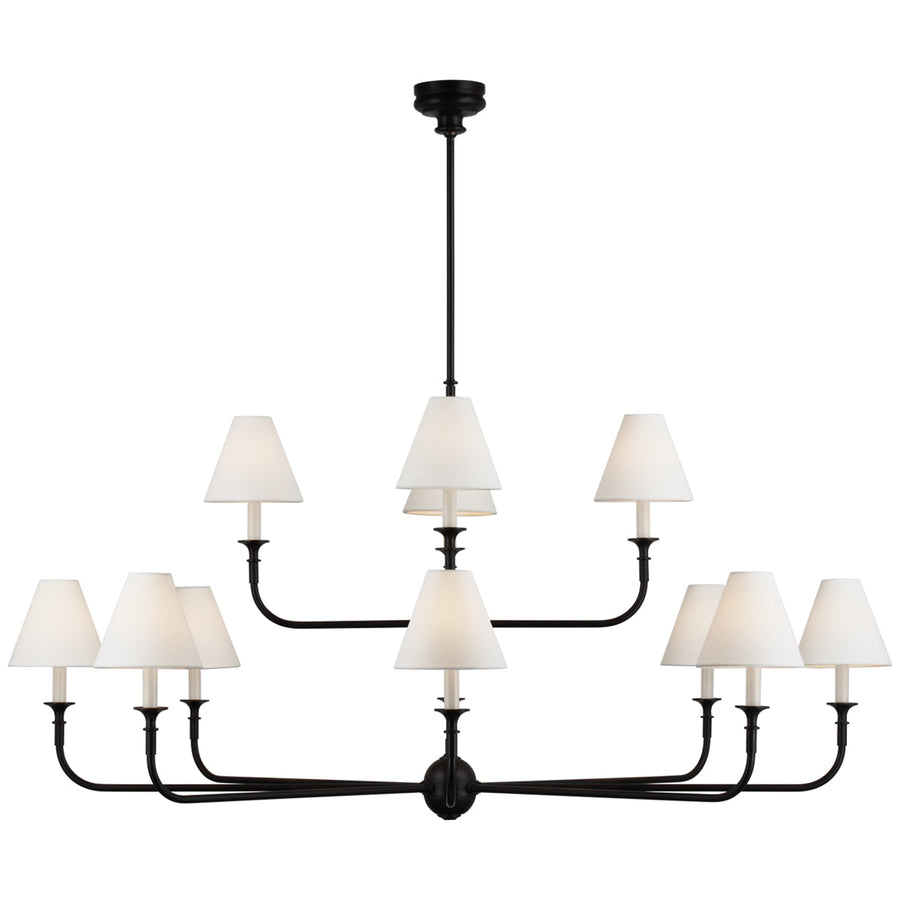 Visual Comfort Piaf Grande Two-Tier Chandelier