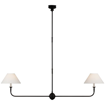 Visual Comfort Piaf Large 2-Light Linear Pendant