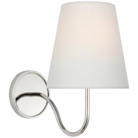 Visual Comfort Lyndsie Small Sconce with Linen Shade