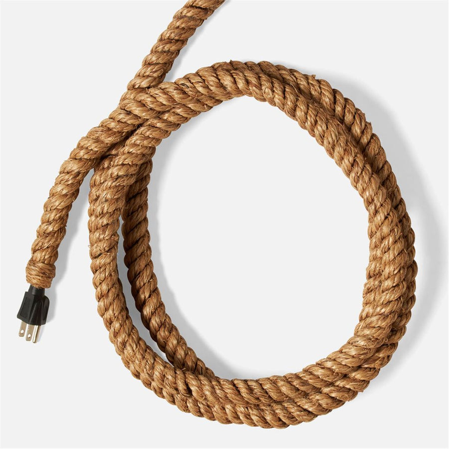 Made Goods Xandro Enchanting Faux Rope 12ft Cord Outdoor Pendant