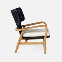 Made Goods Garrison Outdoor Wing Chair in Havel Velvet