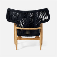 Made Goods Garrison Outdoor Wing Chair in Alsek Fabric