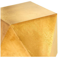 Villa & House Hedron Side Table - Brass