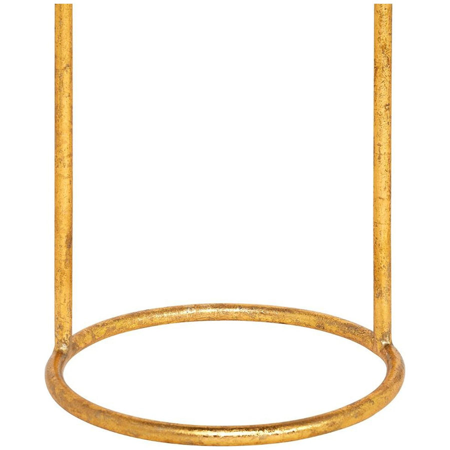 Villa & House Jenay Side Table - Gold Leafed Stand