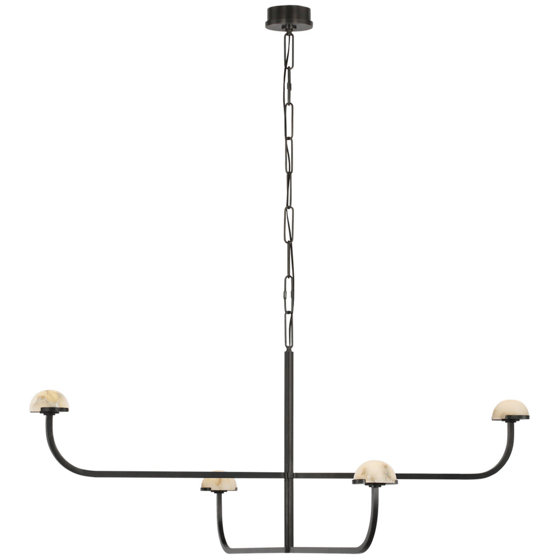 Visual Comfort Pedra Two Tier Shallow Chandelier