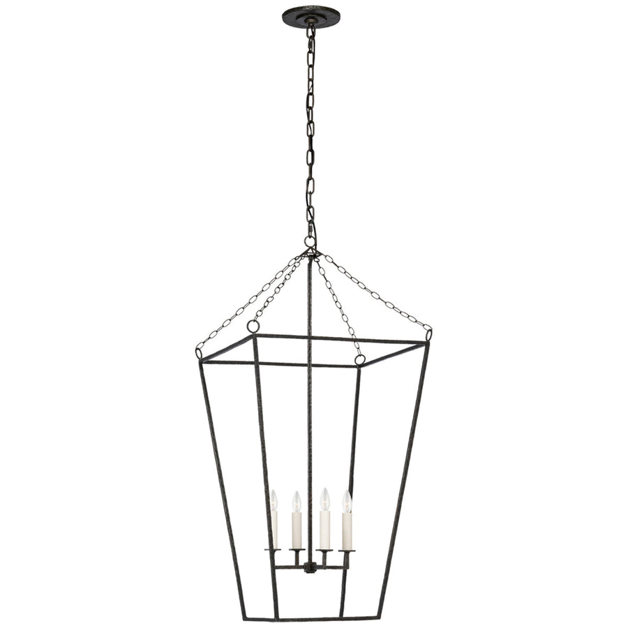 Visual Comfort Malloy 18-Inch Open Frame Forged Lantern