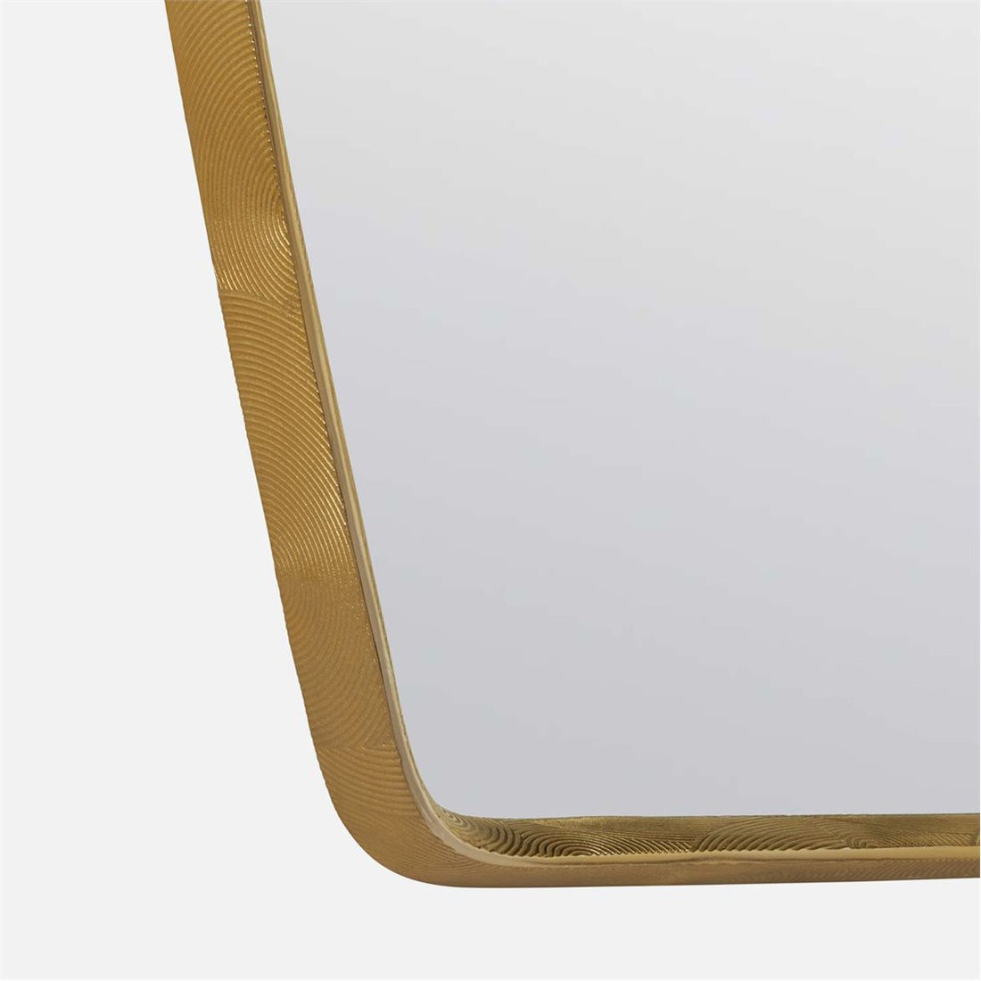 Made Goods Fenris Mirror in Shiny Brass