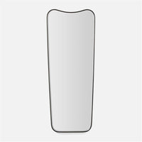 Made Goods Gage Curved Metal Floor Mirror