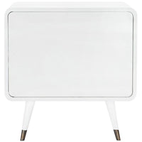 Villa & House Malmo 2-Drawer Side Table - White