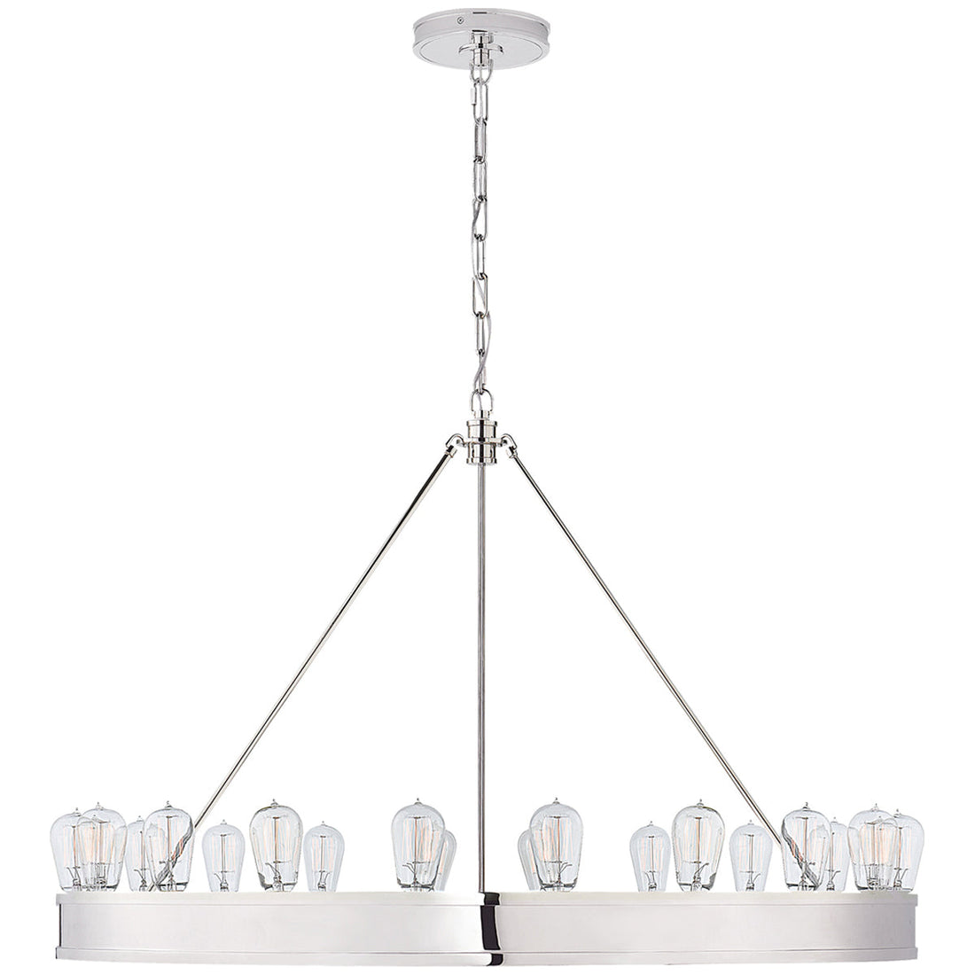 Visual Comfort Roark 40-Inch Modular Ring Chandelier