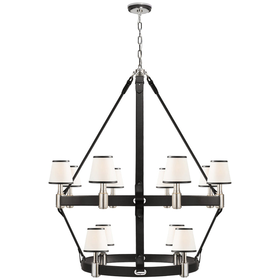 Visual Comfort Riley Large 2-Tier Chandelier