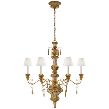 Visual Comfort Marylea Large Hand Carved Chandelier
