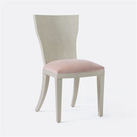 Made Goods Blair Vintage Faux Shagreen Chair in Liard Cotton Velvet