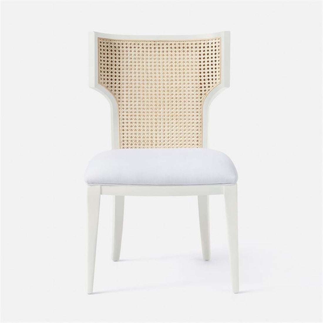 Made Goods Carleen Wingback Cane Dining Chair in Bassac Shagreen